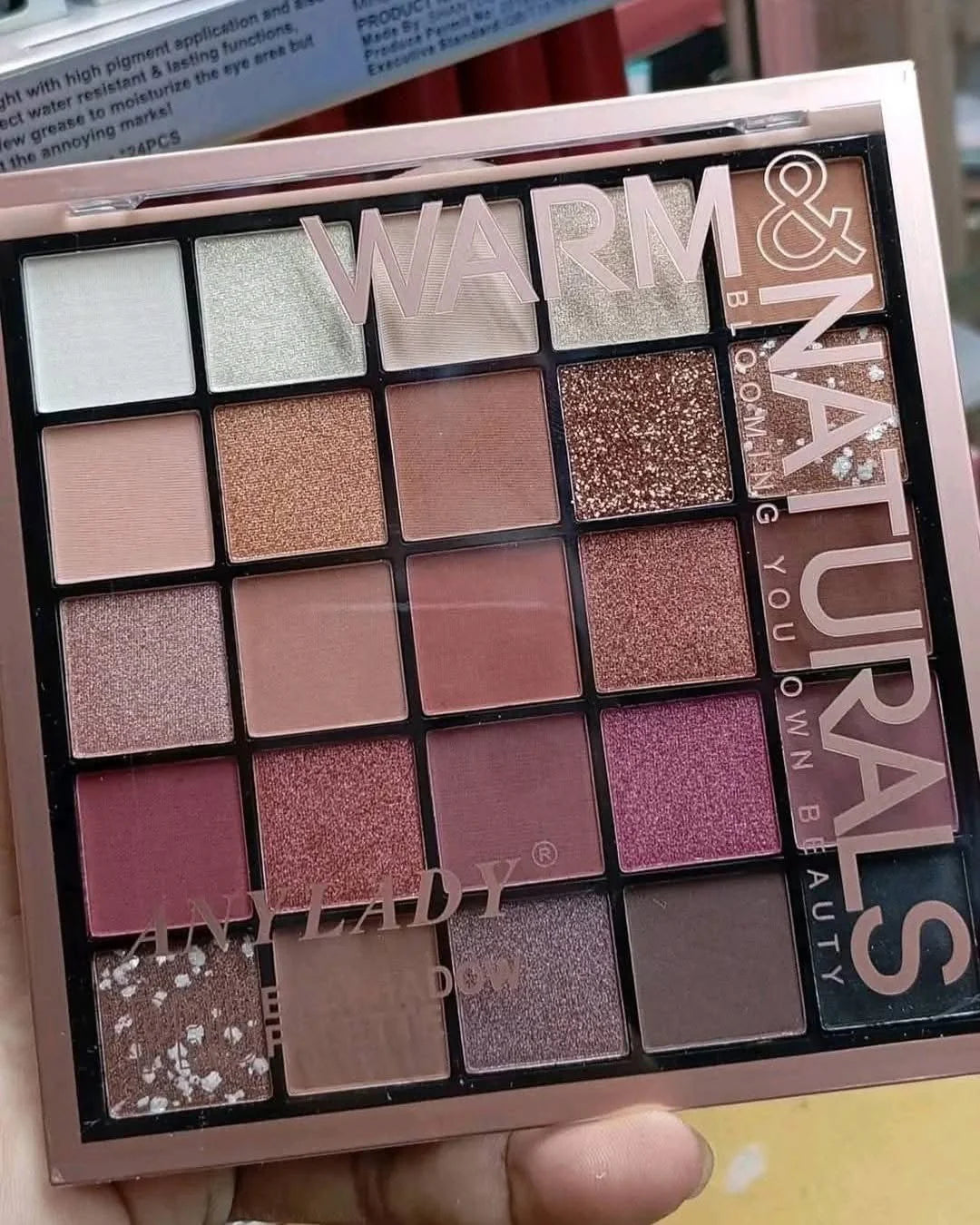 Warm & Natural 25 Colors Eyeshadow Palette