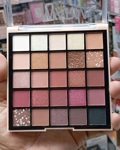 Warm & Natural 25 Colors Eyeshadow Palette